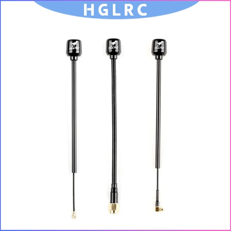 Antena de Largo Alcance HGLRC Hammer 5.8G, Mini RHCP/LHCP de 135 mm con Ángulo Ajustable y UFL/MMCX para Drones de Carreras FPV RC, 2.5dBi