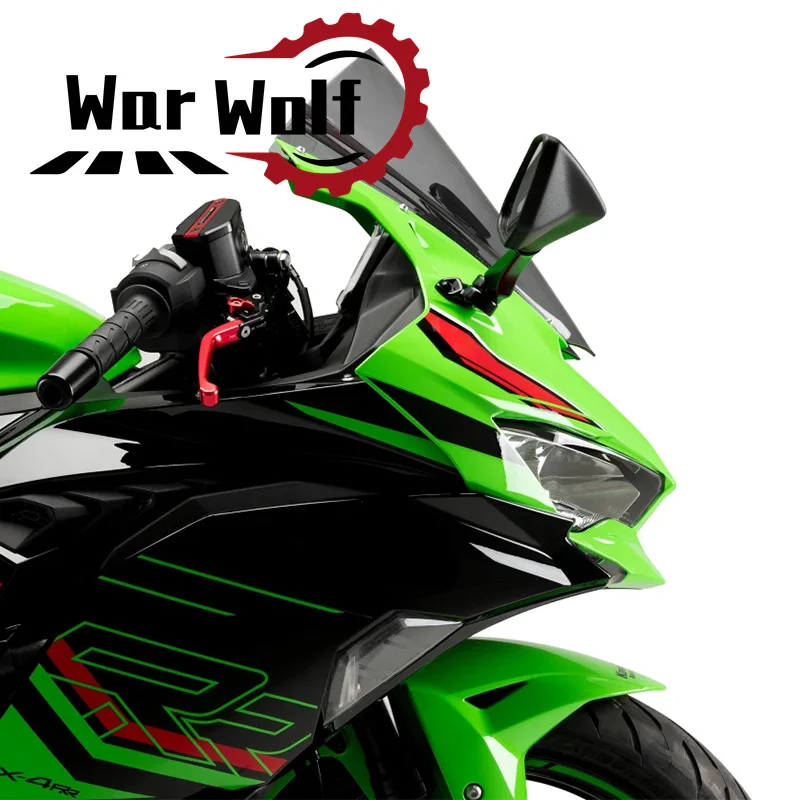 For Kawasaki ZX4R ZX4RR ZX-4R ZX-4RR 2024 2025 + Motorcycle Accessories Windshield Windscreen Kit Deflector Shroud Shield Guard