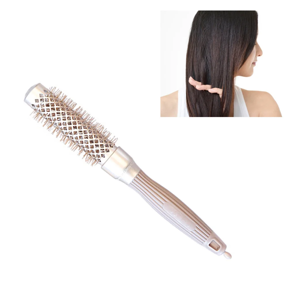 

Curling 26X3.2Cm Premium Aluminum Detangling Hair Comb Smooth Teeth For Home Salon Use Women Curling Comb Roller Styling Tool