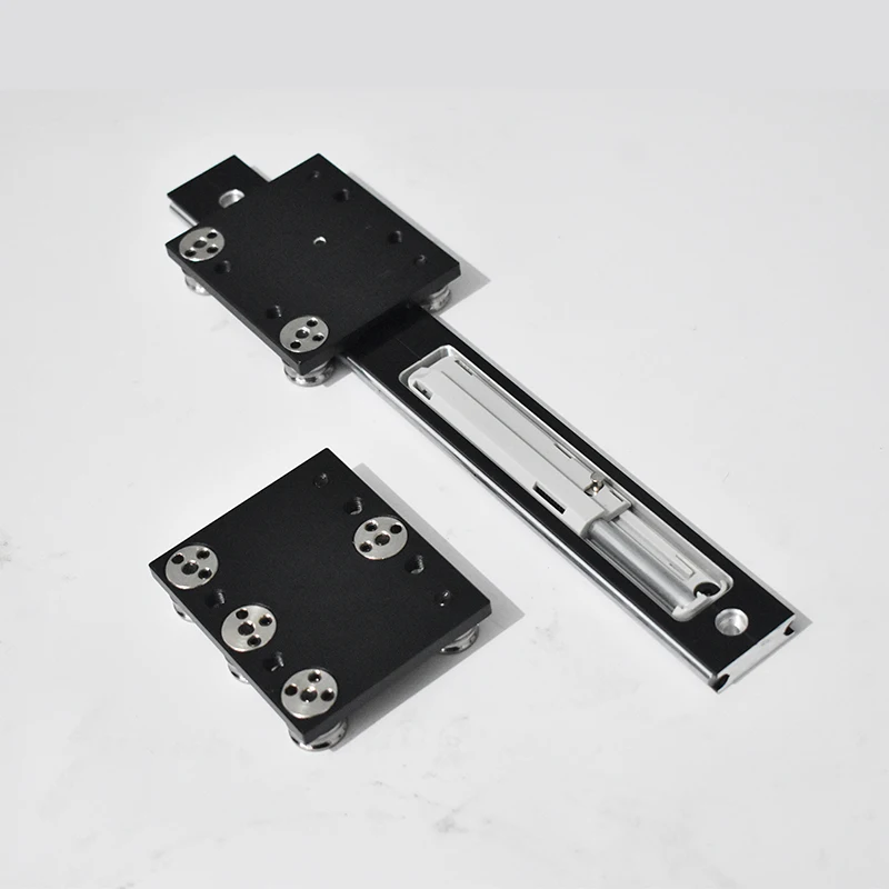 Black Dual-Axis Linear Guide OSGR30 Series Damping Wheel Slider 300-1400mm Customizable Motion System for Precision Automat