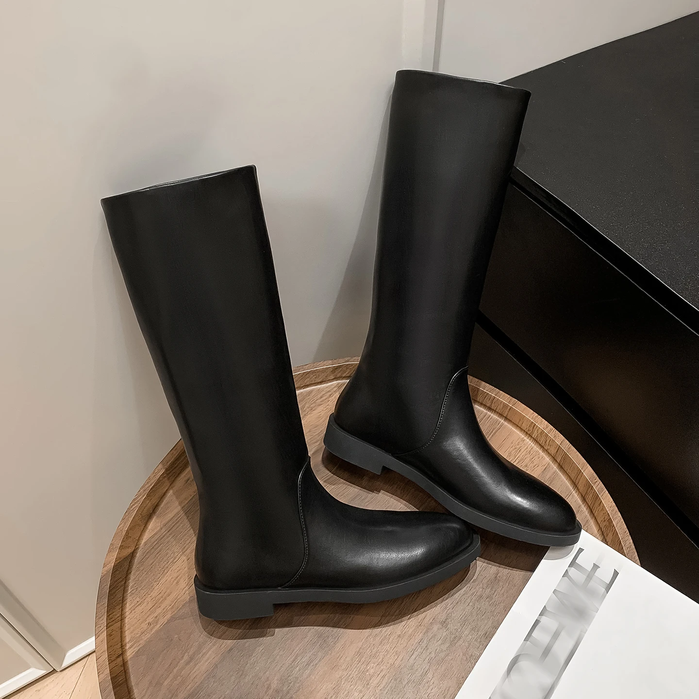 ESVEVA 2027 Botas Femininas de - Women'S Fashion Knee High Boots avaliação e preço