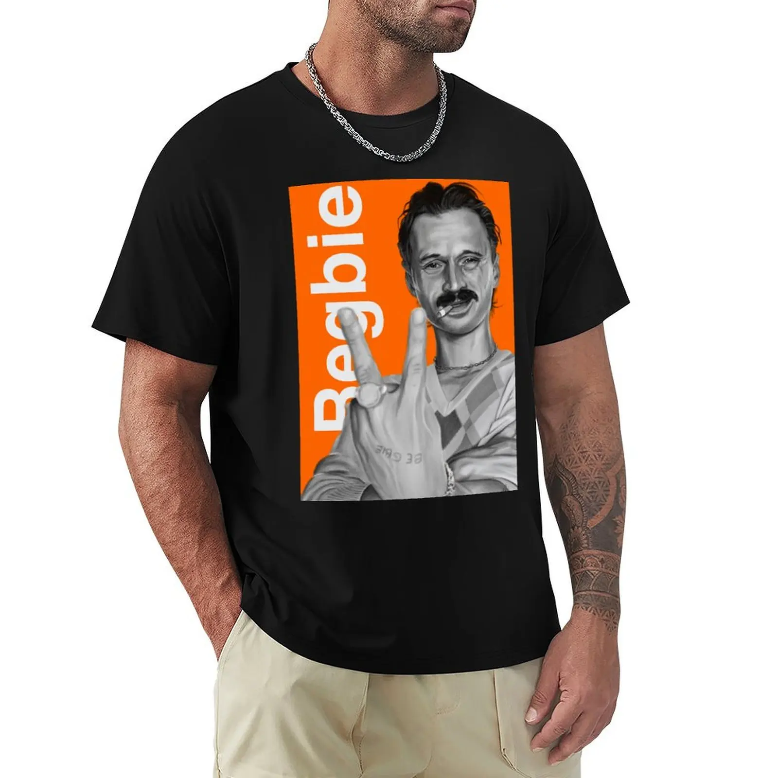 

Trainspotting — Begbie — футболка Robert Carlyle, футболка большого размера с рисунком, забавные костюмы, мужская футболка