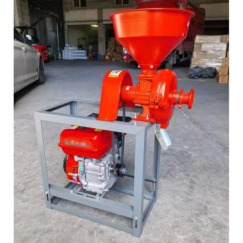 

2025 High Quality Mini Corn Grinding Maize Flour Milling Machines Wheat Disk Mill With Engine
