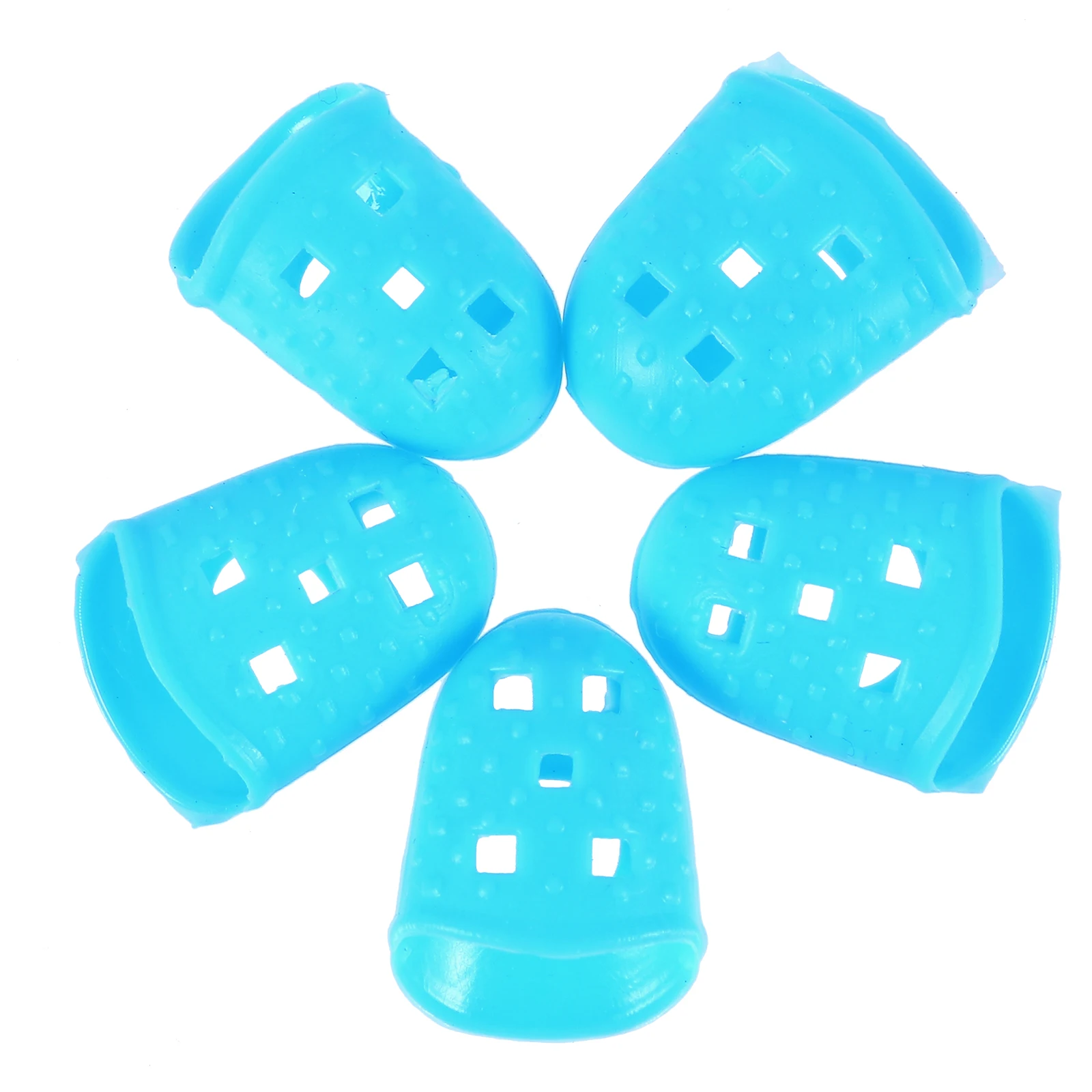 

25pcs Finger Protector Silicone Guitar Fingertip Covers Caps Lightweight Breathable Comfortable Durable Finger Guard for Guitar