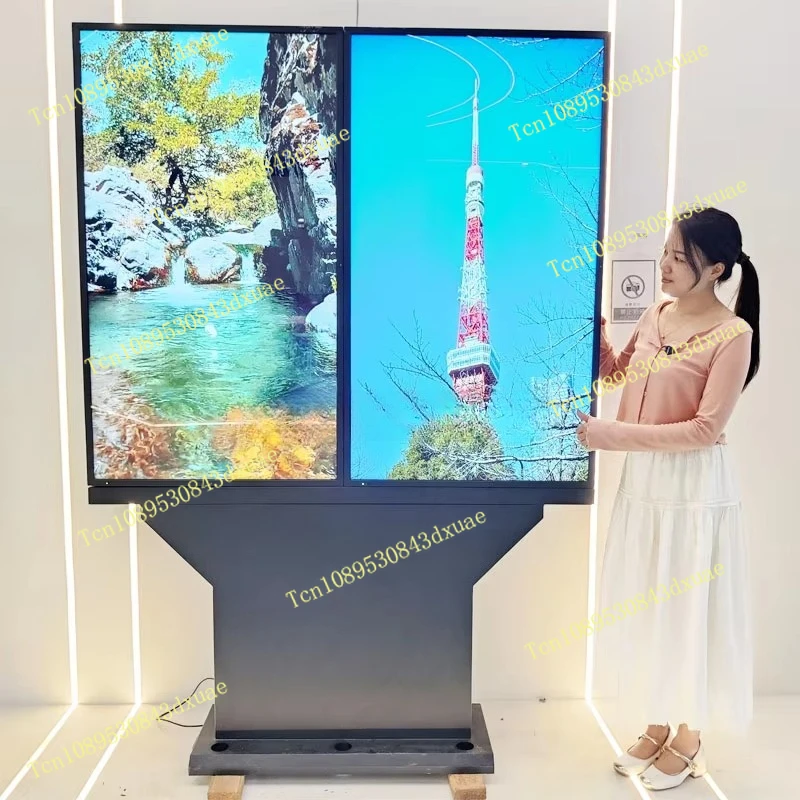 Waterproof LCD Outdoor Totem Ip66 55/75 Vertical/Landscape Touch 4k Kiosk Light Emitting Diode Digital Signage and Display