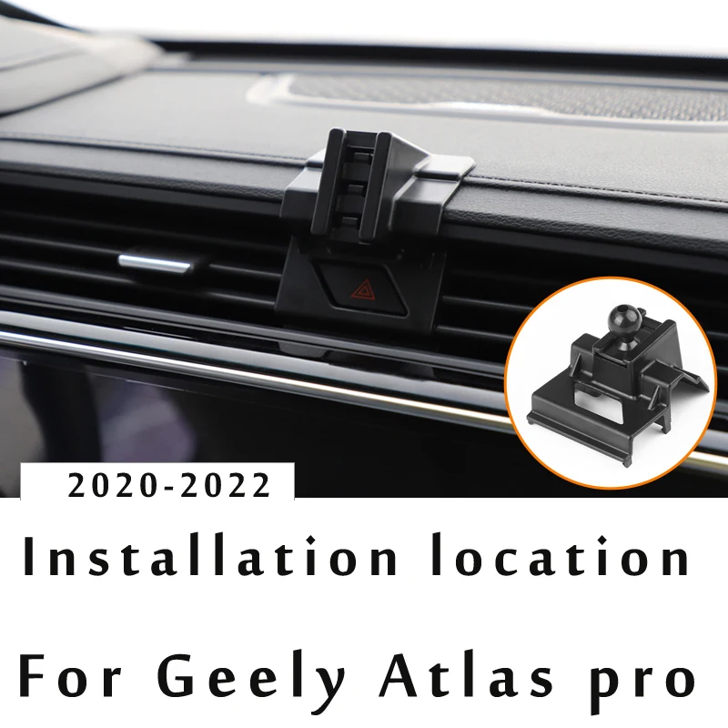 Car Phone Holder For Geely X7 Sport Atlas pro 2018 2021 2022 Car Styling Bracket GPS Stand Rotatable Support Mobile Accessories