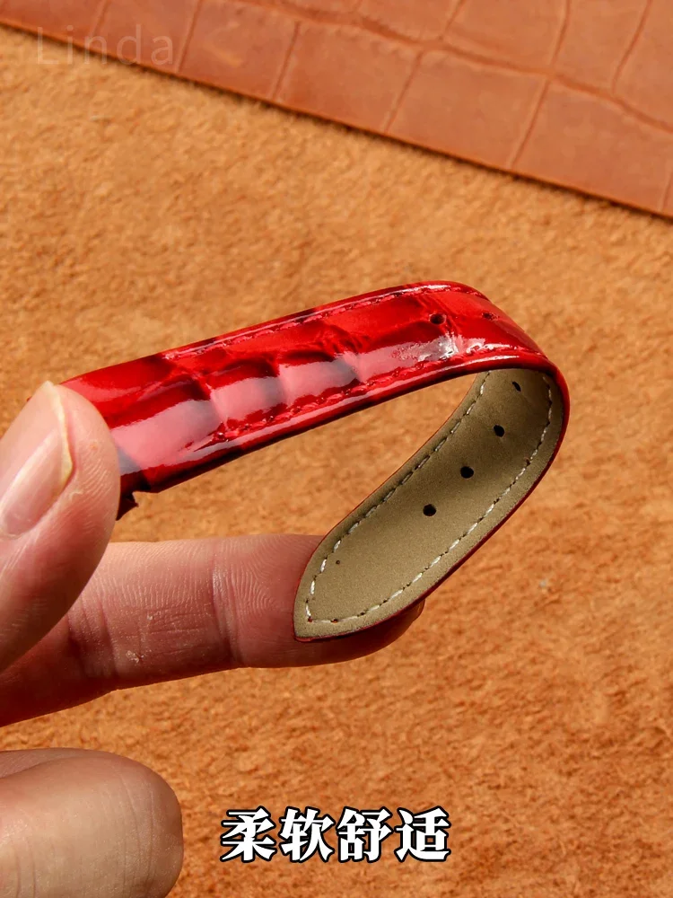 لتيسو 1853 كوتو T035 حزام ساعة من الجلد الطبيعي ساعة نسائية T035210a حزام حزام الساعات Accessories18mm