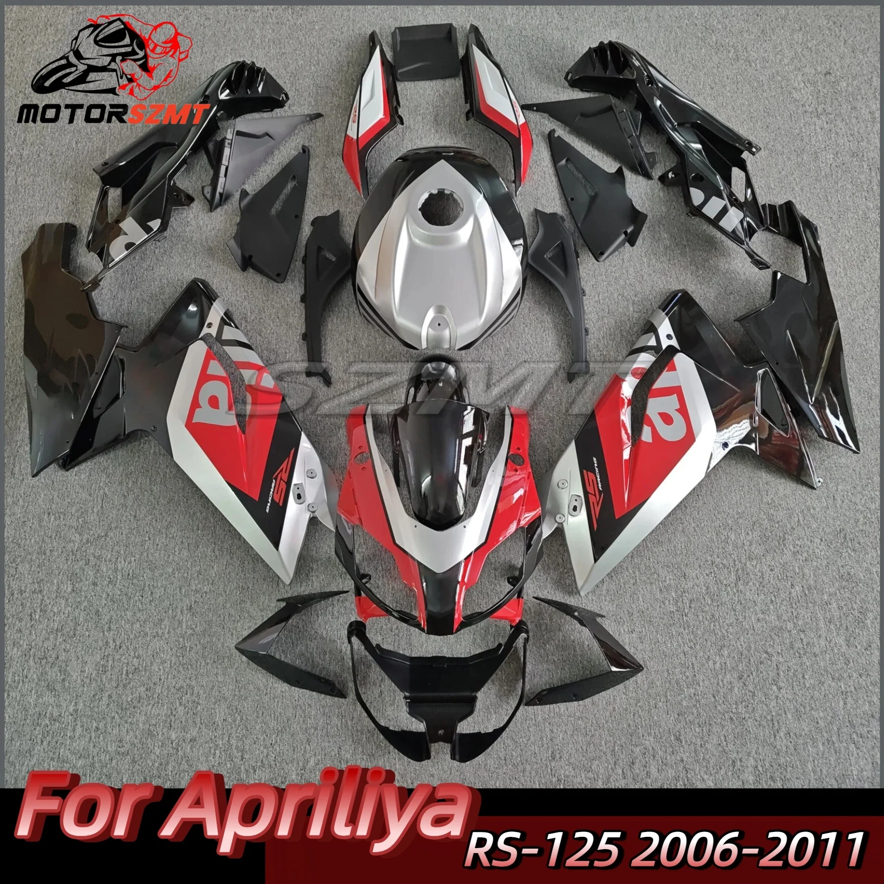 

ABS Injection mold Fairing kit for Aprilia RS125 06 07 08 09 10 11 RS 125 2006 2010 2011 full Fairings kits bodywork zxmt