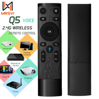 Air Mouse Remote Q5 2.4G Wireless Voice Remote Control for Smart TV Android Box Projector