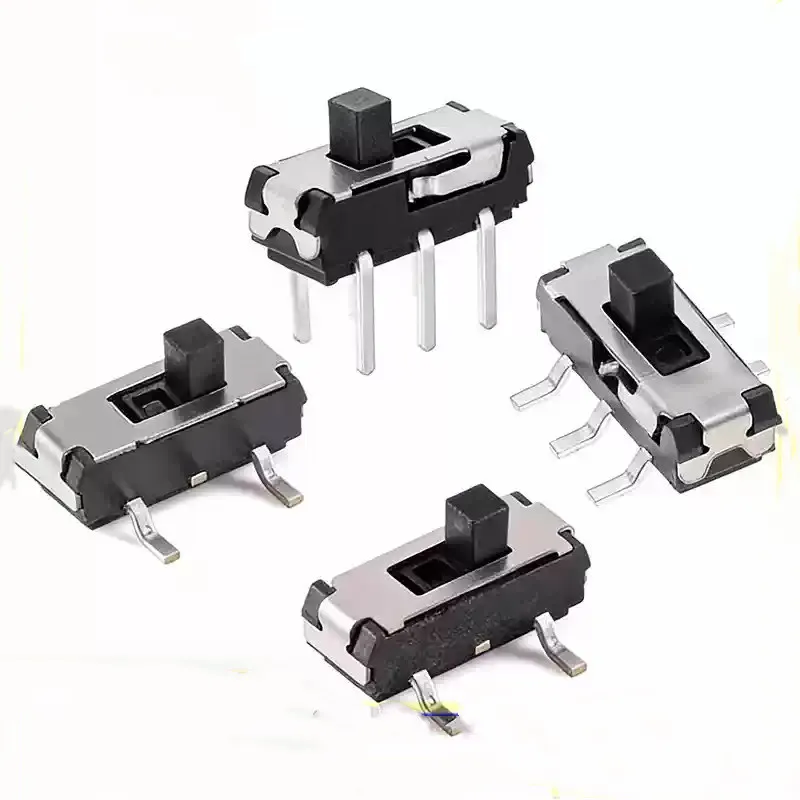 100PCS DIP / SMD MSS22D18G2 Slide Switch, Actuator Length 2/3/4/5mm, 6 Pin 2 Position