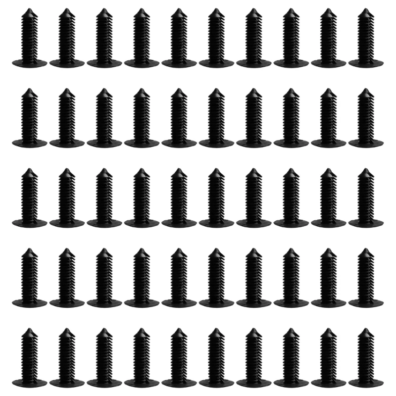 XA6H Universal Car Interior Plastic Rivet Clip Headliners Trunk Panel Secure Fastener