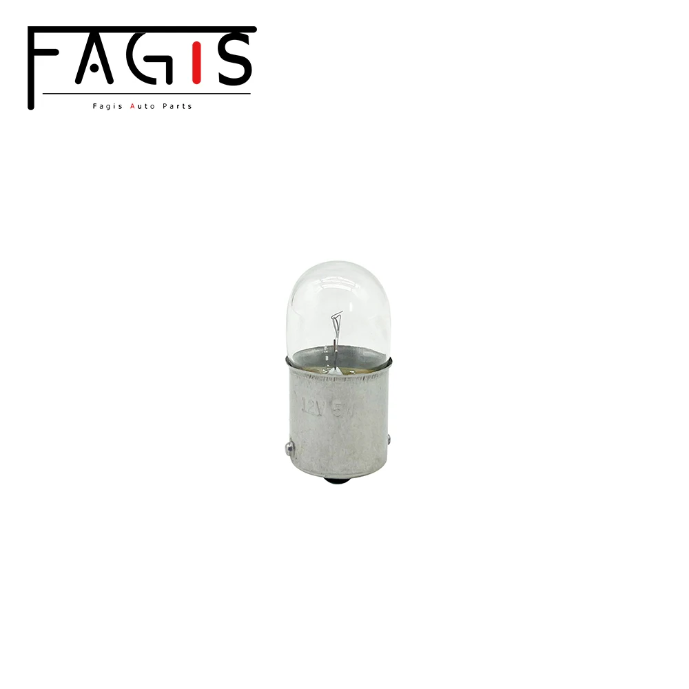 Fagis 10 Pcs R5W T16 12V 24V 5W Car Light Truck Lamp Warm White Halogen Bulbs Signal Bulbs Standard Auto Interior Light