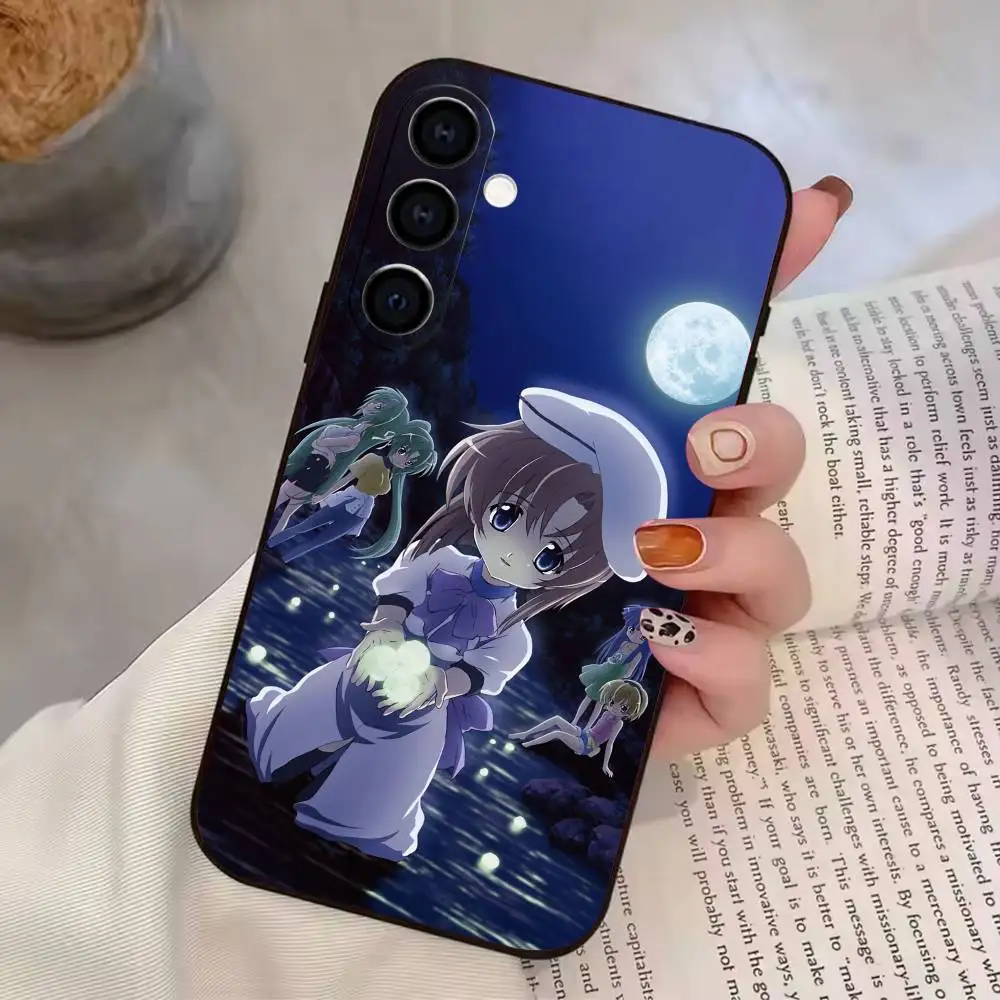 Suspense H-Higurashi When They C-Cry  Phone Case For Samsung A72,A71,A72,A70,A53,A52,A51, Black Soft Cover TPU view 3