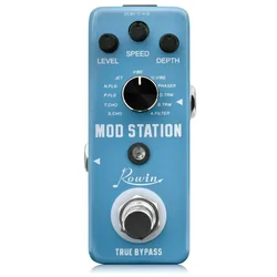 Rowin Mini Digital Modulation Guitar Effects Pedal Mod Station 11 Effects In one Chorus Flanger Phaser JET Tremolo Fliter