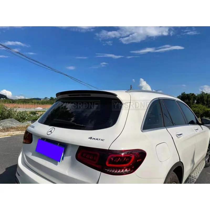 REAL CARBON FIBER REAR WING TRUNK LIP SPOILER FOR Mercedes-Benz GLC Class X253 SUV 200 220 250 260 300 2016-2021