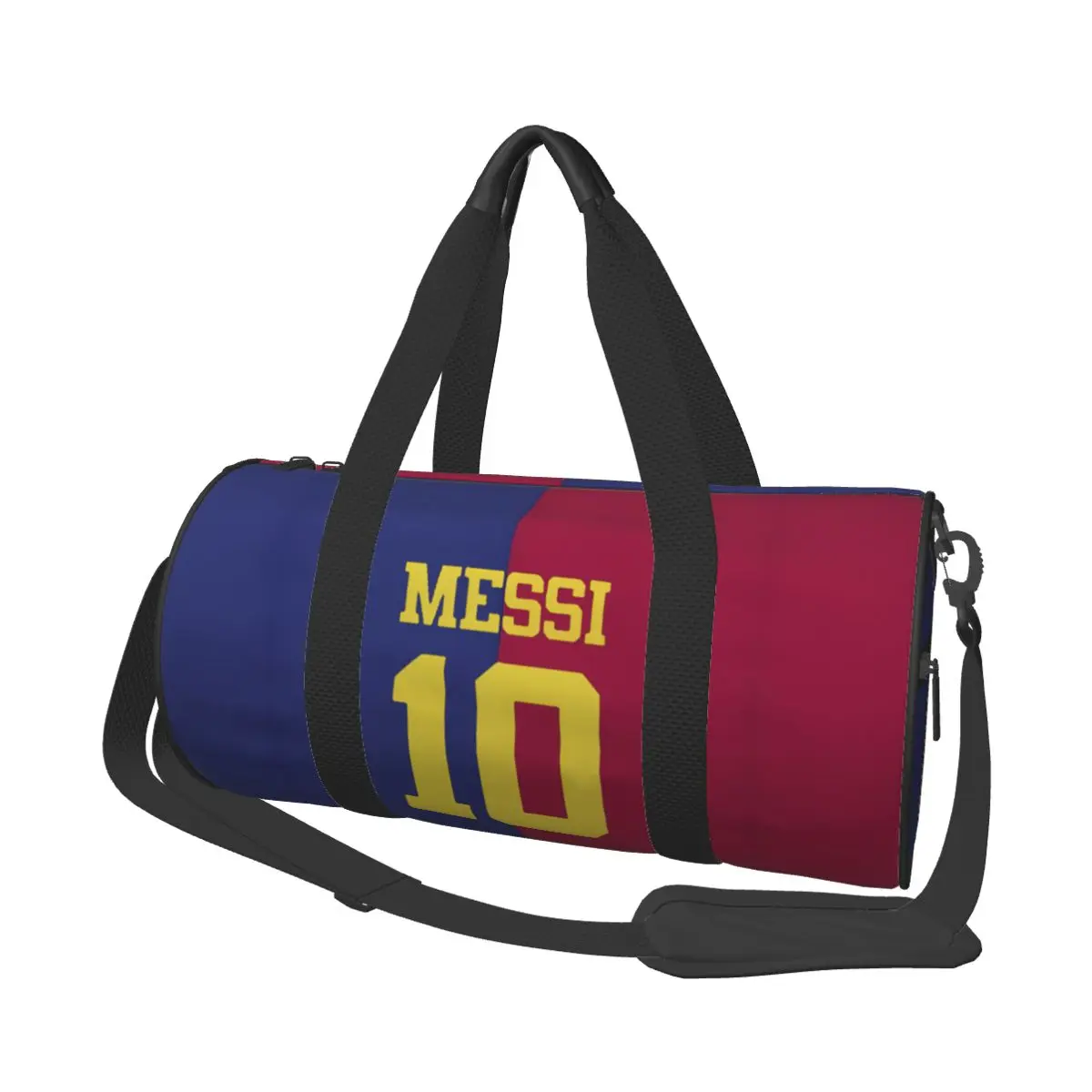 Number 10 Messi Round Large Capacity Travel Duffel Bag, Handheld travel bag, lightweight storage luggage bag