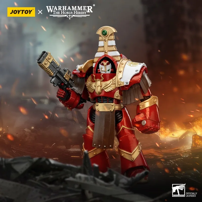 [Pre-Sale]JOYTOY 1/18 Action Figure Warhammer 40K Thousand Son Sekhmet Terminator Team Equip Explosive Weapons Energy Anime Gift