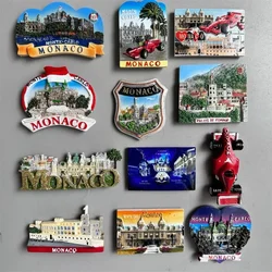 Monaco fridge magnets Creative Travel souvenir gift resin UV magnet refrigerator magnets home decor collection