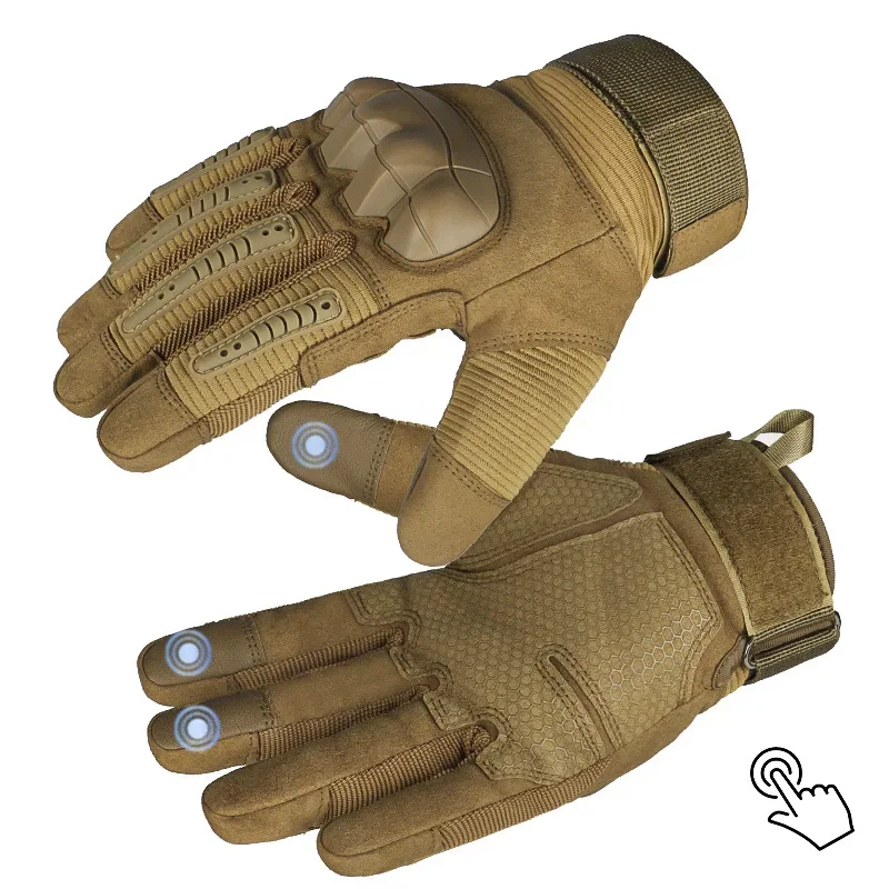 New Tactical Touchscreen Gloves: Warm, Non-Slip for Outdoor Skiing, Cycling, Mountaineering – Ideal for Military Enthusiasts & S