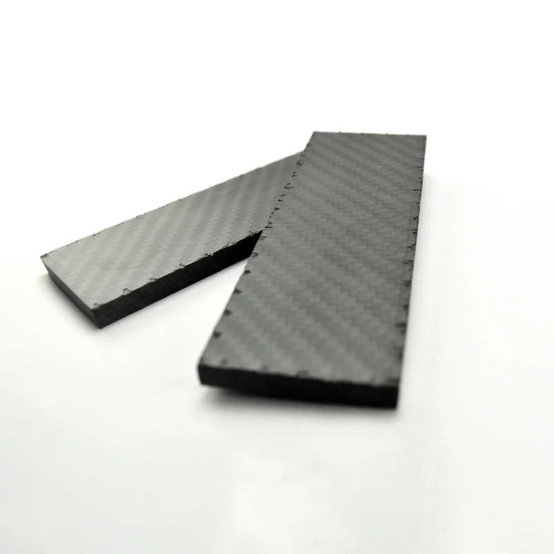 1pc Full 3K Carbon Fiber Board Knife Handle Patch Making Material Plate Matte Twill Pattern Tool DIY Make Grip Shank Scale Parts