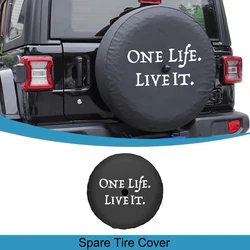 Car Spare Tire Cover for Jeep Wrangler JL 2018-2024 with Back-up Camera Spare Wheel Camper Wheel Protector 32