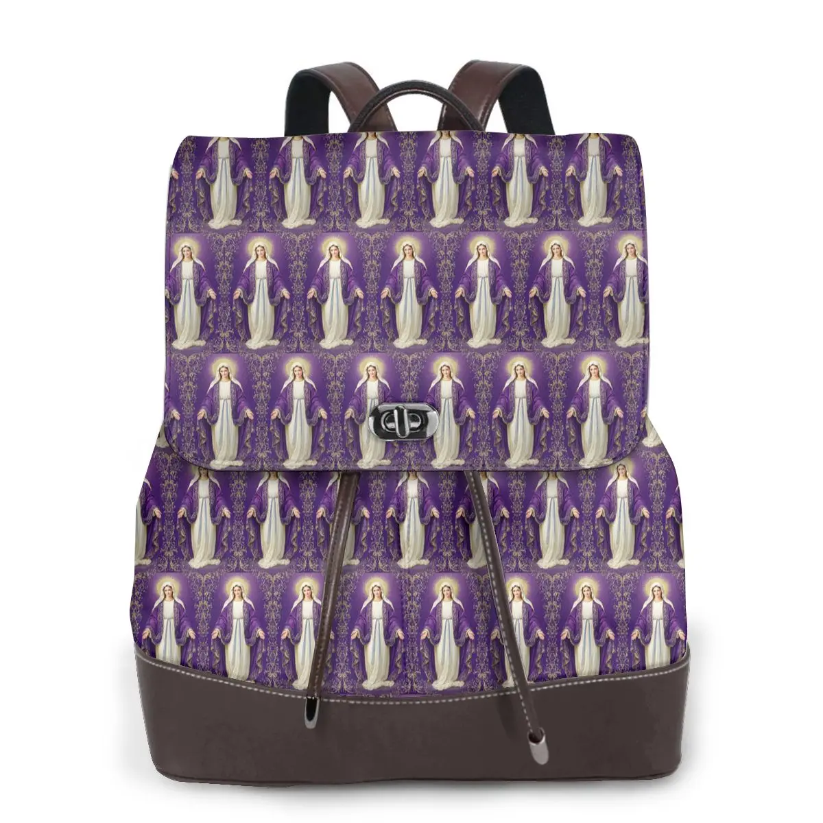 Virgin Mary Of Guadalupe Religious Art Bookbag School Student Bags Hiking Travel Daypack for Women Fashion Derma Backpack