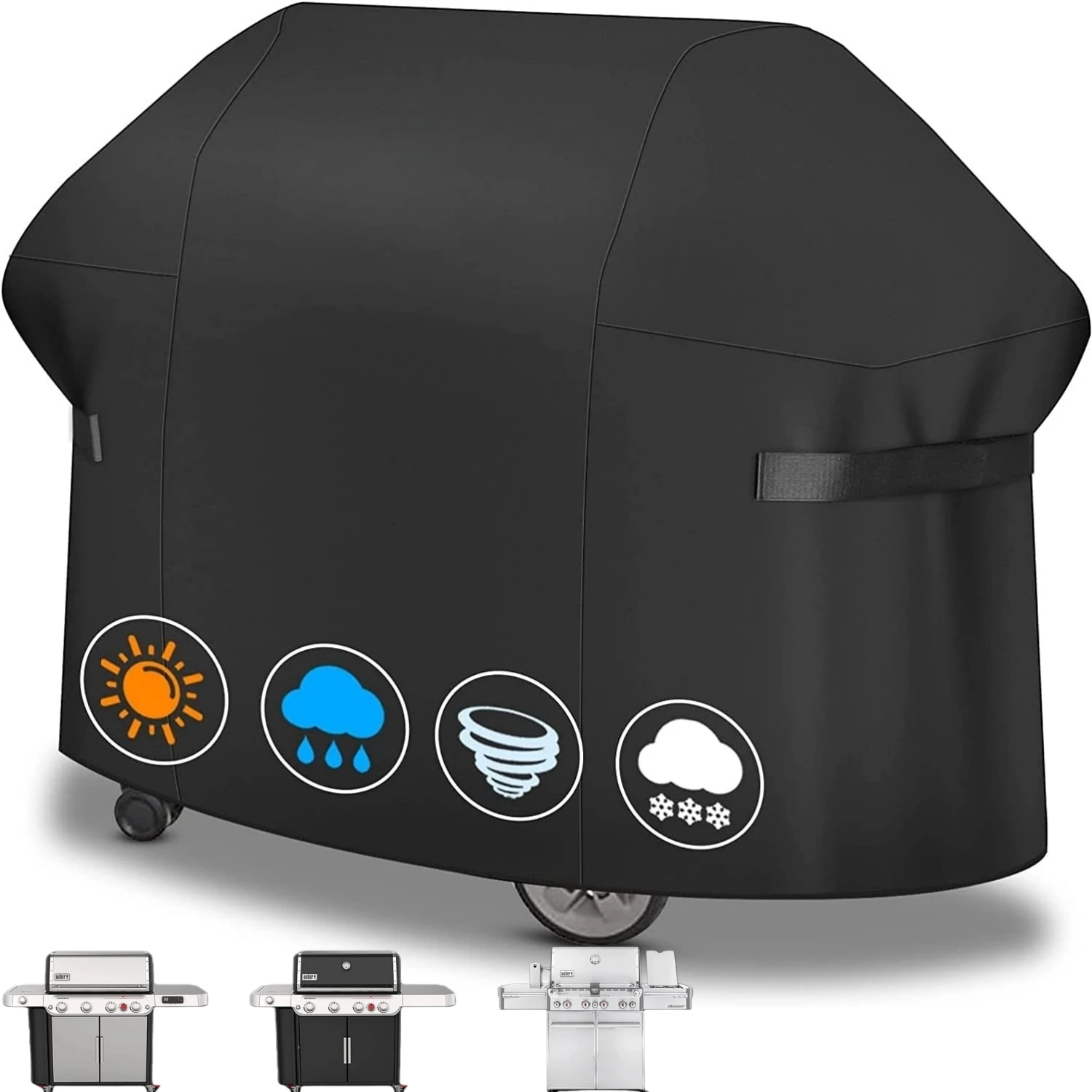 

Сверхмощный чехол для гриля-барбекю, ткань Оксфорд 600D, водонепроницаемый, для улицы, Weber, Char-Broil, Nexgrill, Monument, Dyna-glo Brinkmann