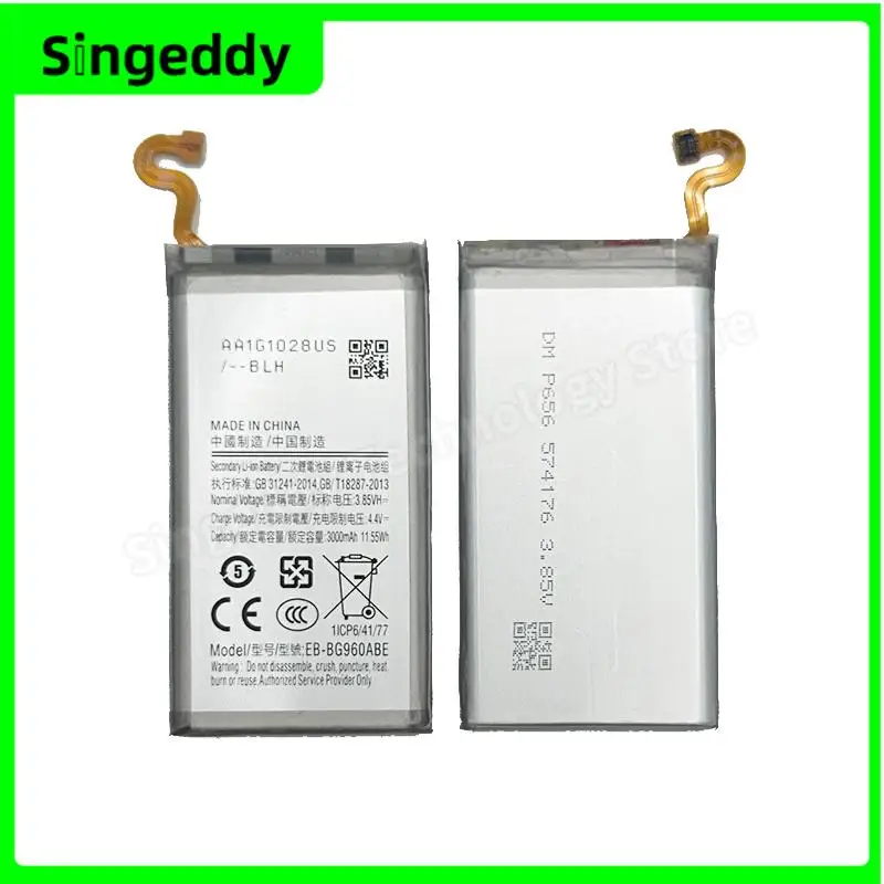 

EB-BG960ABE Battery, Mobile Phone Batteries For S9, G9600, SM-G960F, SM-G960, G960F, G960, G960W, G960U, Replacement Repair Part