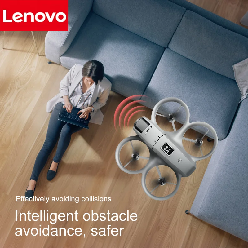 Lenovo D16 Drone 8K Antenne HD Profesional Dual-camera Helikopter Optische stroom Positionering Vermijding Bushless Motor GPS Drone UAV