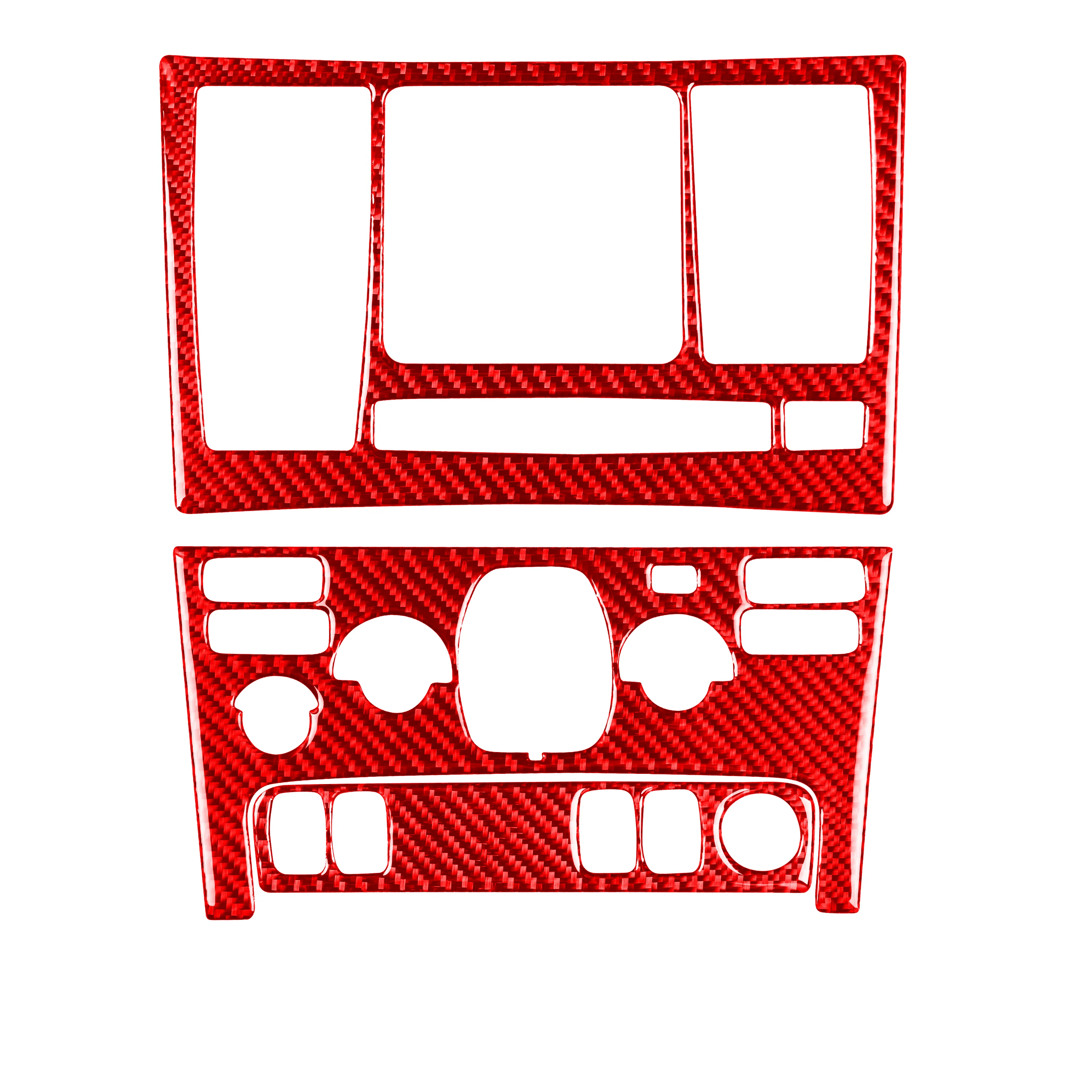 

Carbon Fiber car Central Control Panel Sticker Compatible with Volvo XC90 2003-2014, Carbon Fiber car Internal Accessories