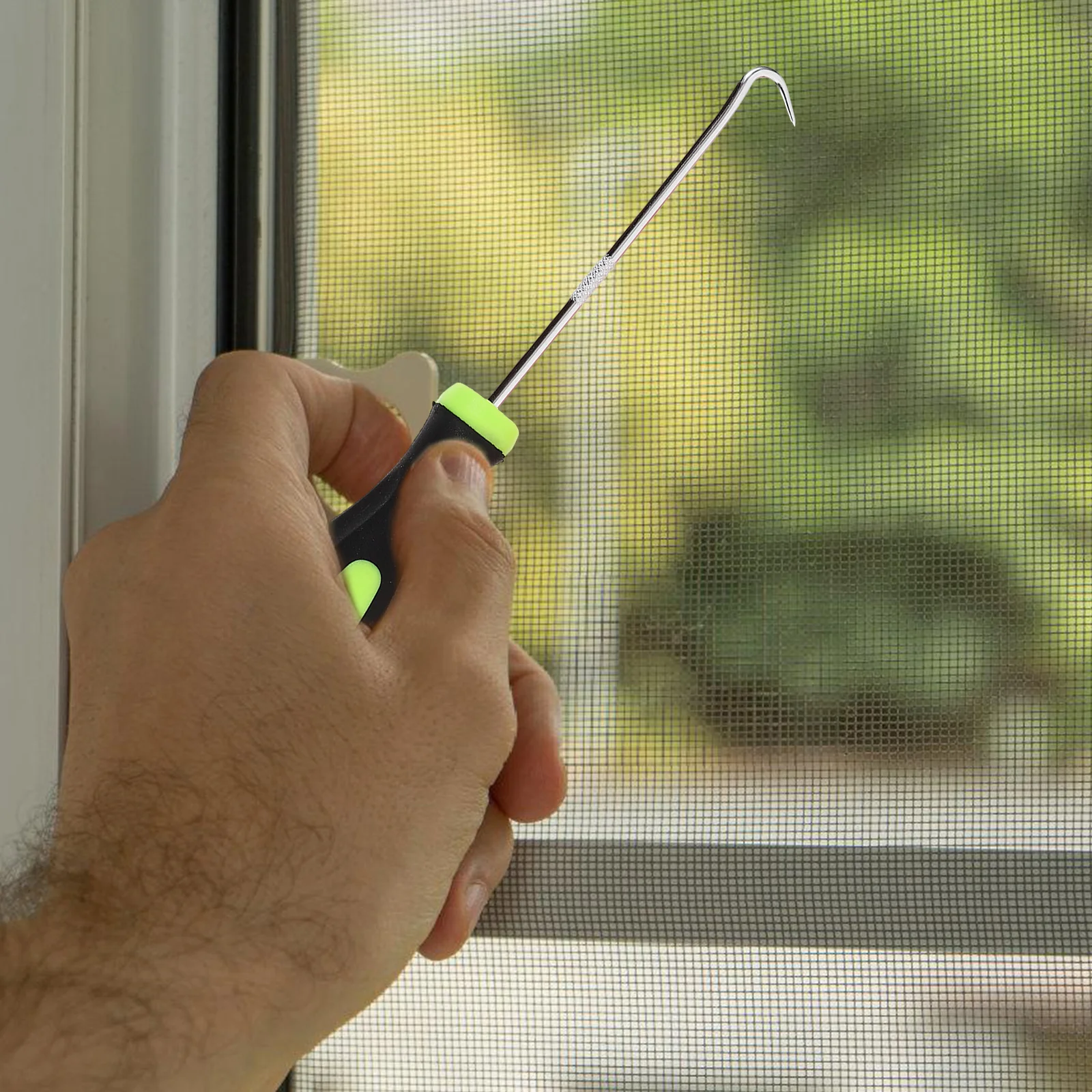 Screen Mesh Tool Roller Bearing Spline Remover Hook Installation Set Window Repair Tools Kit Practical Home Goods