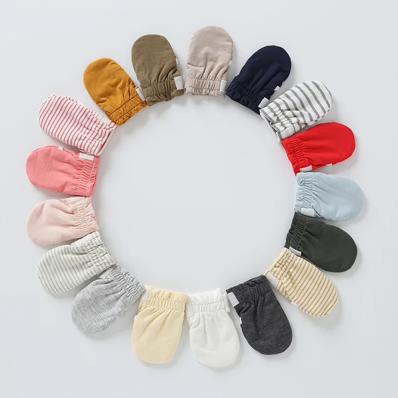 

Baby Scratch Resistant Face Gloves Newborn Hands Off Baby 0-6 Months Old Pure Cotton All Season Universal Pure Cotton Breathable
