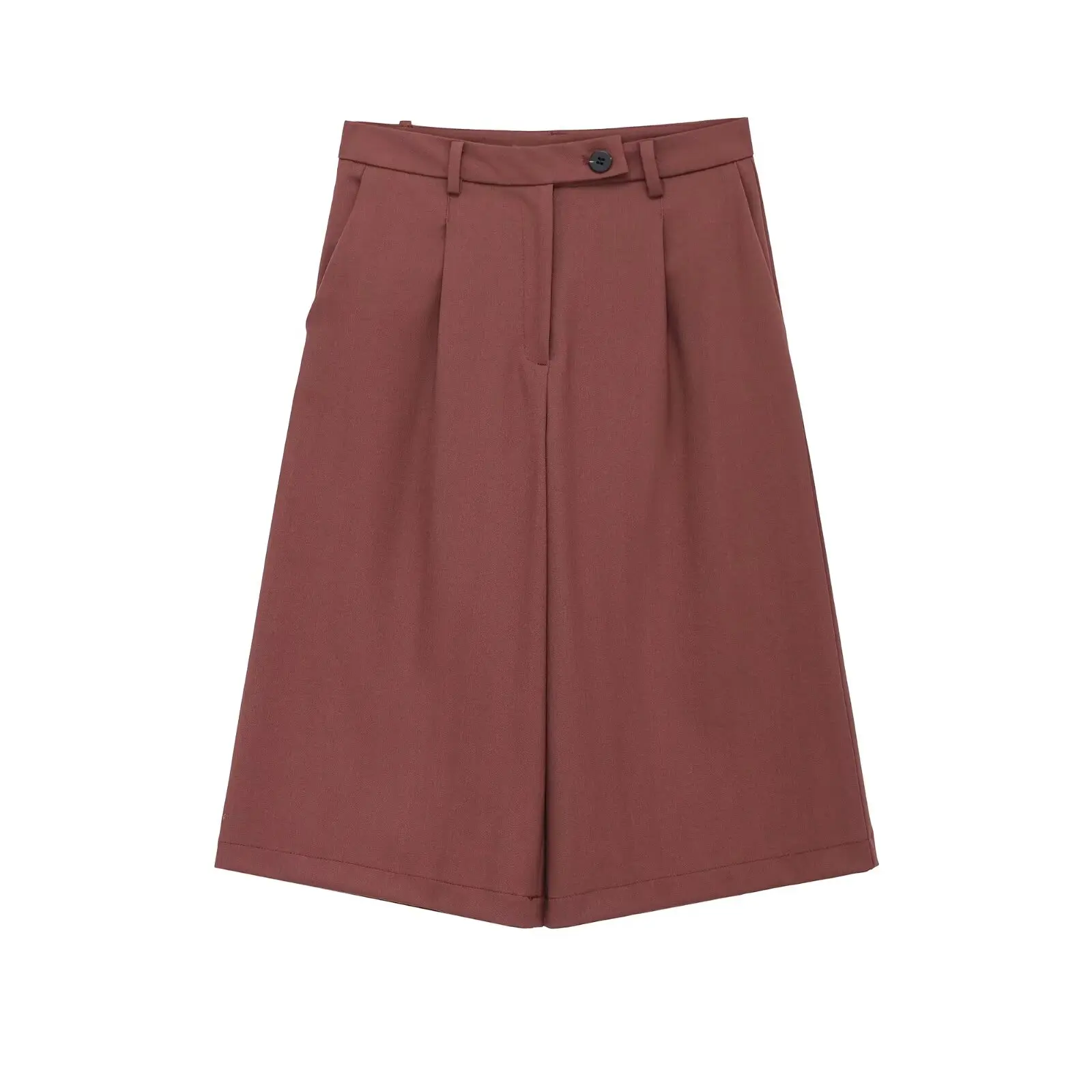 

Женские шорты 2026: Новинка лета, модные, с высокой талией, боковыми карманами, на молнии, в стиле ретро, плиссированные, универсальные, повседневные, шикарные, женские короткие брюки