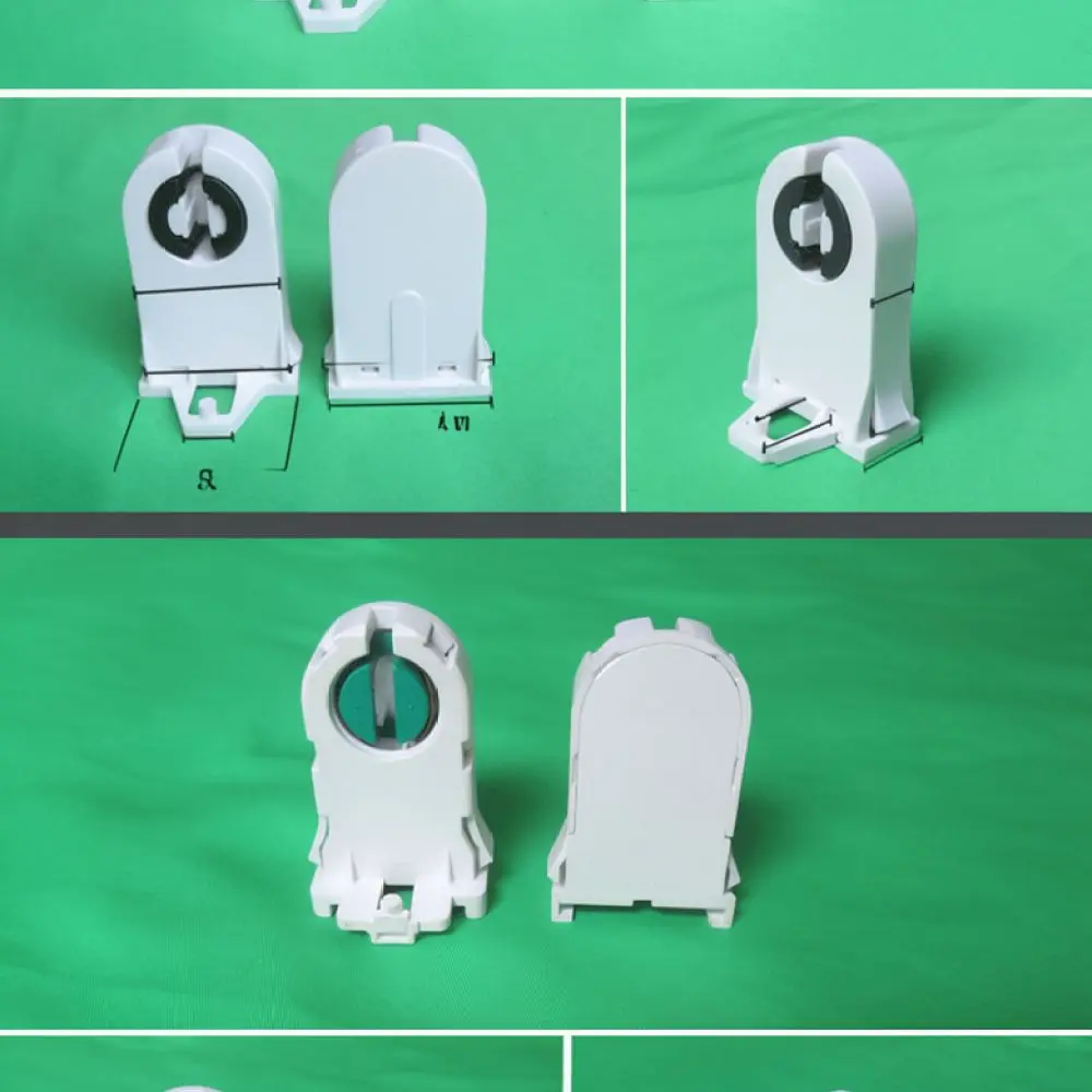 Durable T5 T8 Fluorescent Lamp Holder G13 Socket Connector Plastic Base For LED Light Tube Fixture Repairing Accessory