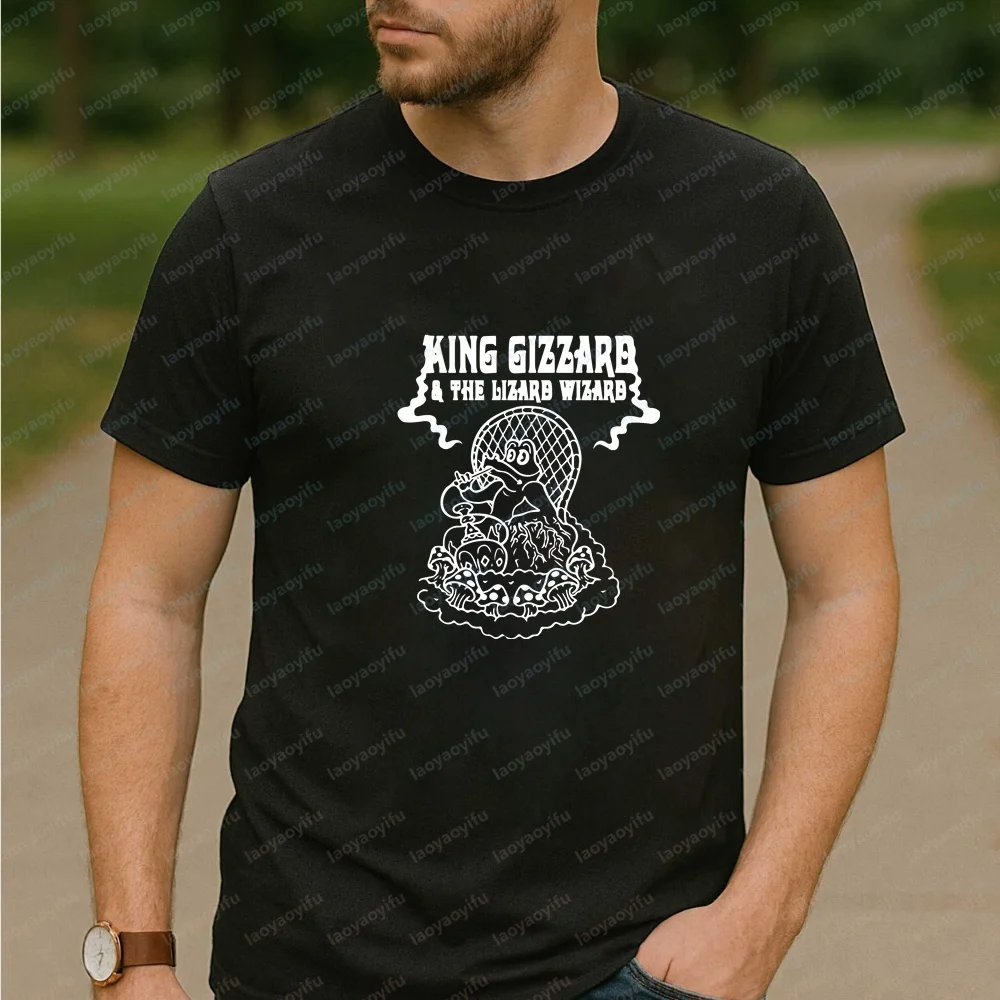 Image of Neue Oberteile und T-Shirts: King Gizzard and The Zirard Wizard Sommer-Kurzarmhemden für Herren und Damen – bequeme T-Shirts