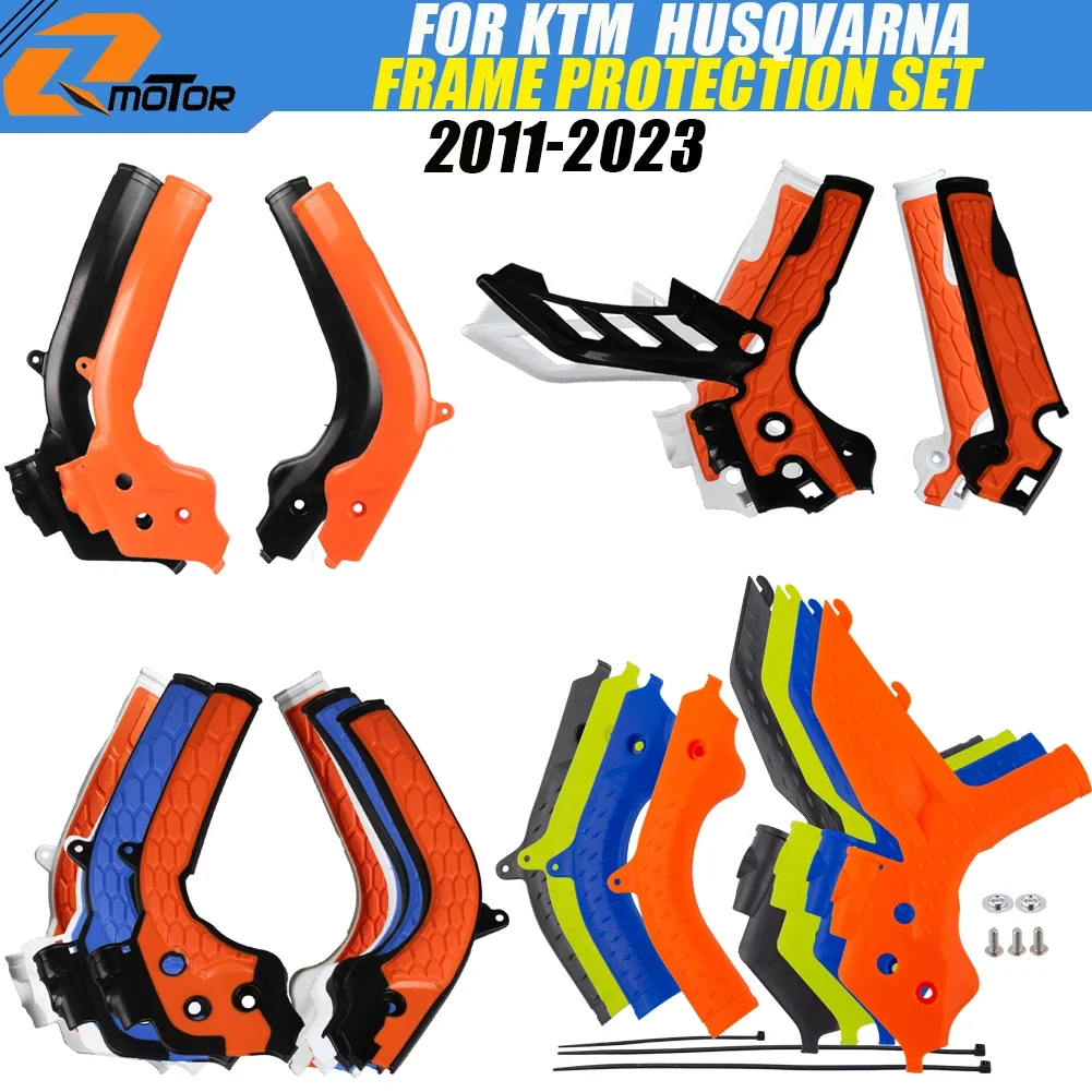 Zestaw ochraniaczy ramy do KTM SX SXF XC XCF XCW XCFW EXC EXCF SIX DAYS TPI 85 125 150 250 300 350 450 500 Offroad Mx