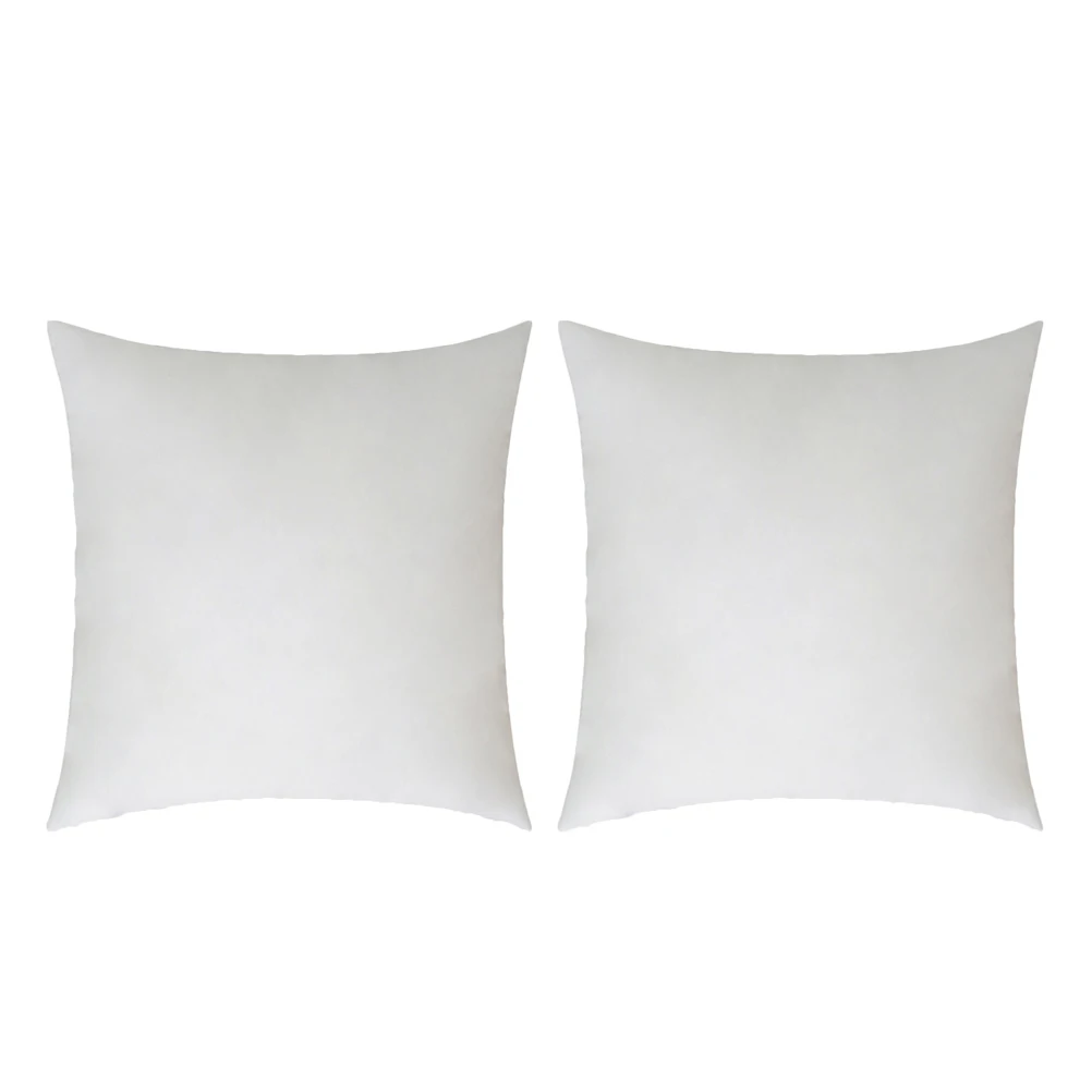 

2pcs White Cushion Inserts for Sofa Bed Chair Decor Soft Replacement Throw Pillows Household Pillow Stuffer For Home Use