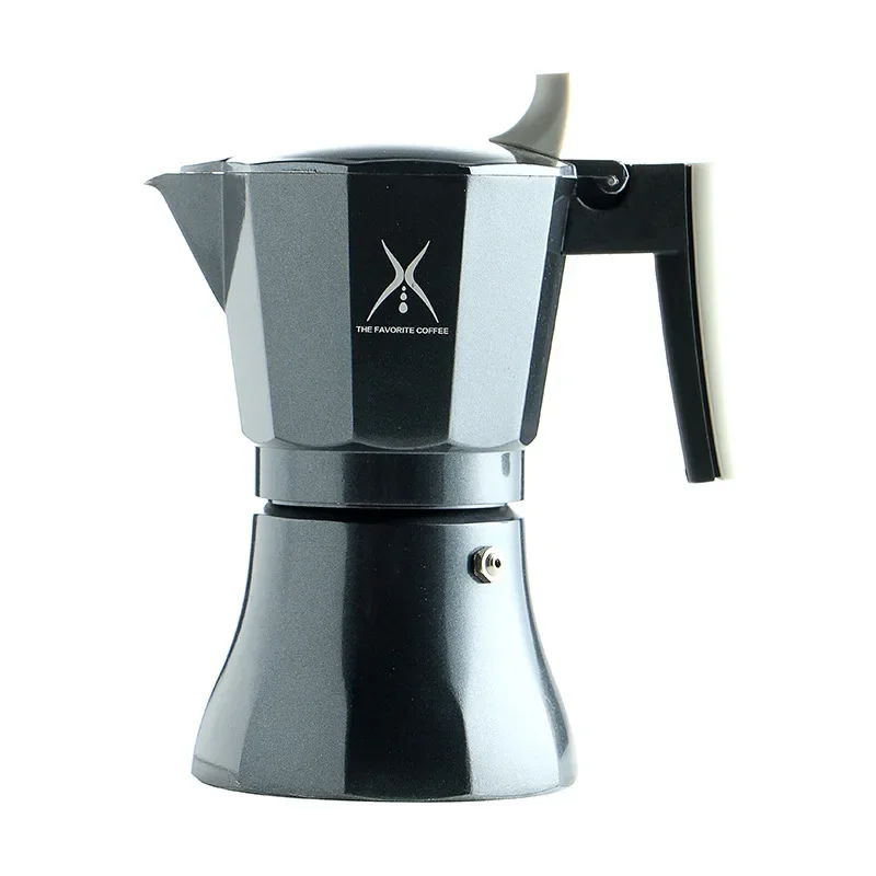 Italy Handmade Coffee Maker Stainless Steel Moka Pot Aluminium Alloy Household Espresso Coffee Kettle Electric Moka Pot 2-4 Cups