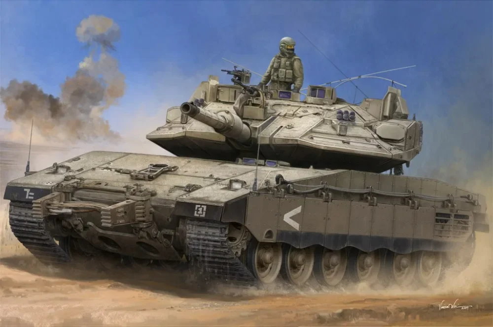 HOBBYBOSS 84523 1/35 IDF Merkava Mk IV w/Trophy Main Battle Tank - Assemble Scale Model Kit