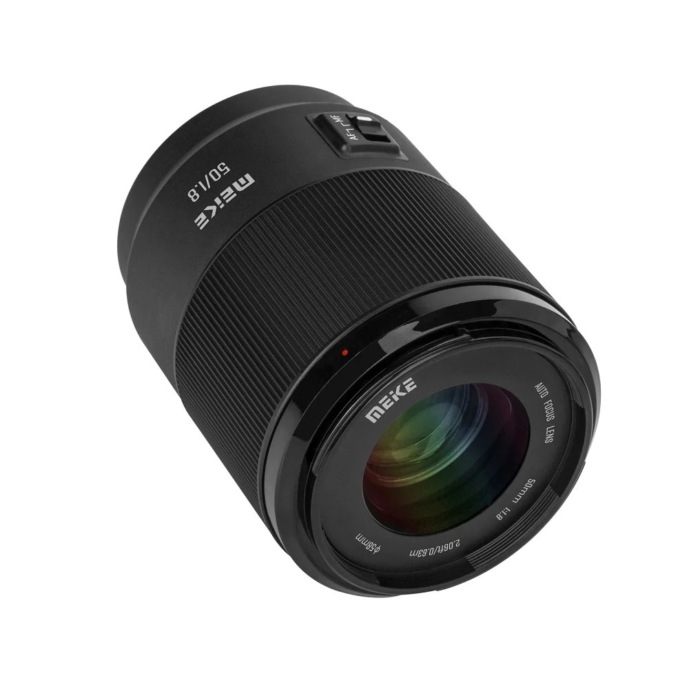 Meike 50mm f1.8 Full Frame AF Auto Focus STM lens for Sony E Nikon Z Leica L-Mount Panasonic Z7 Z6II Zfc Mirrorless Camera Meke