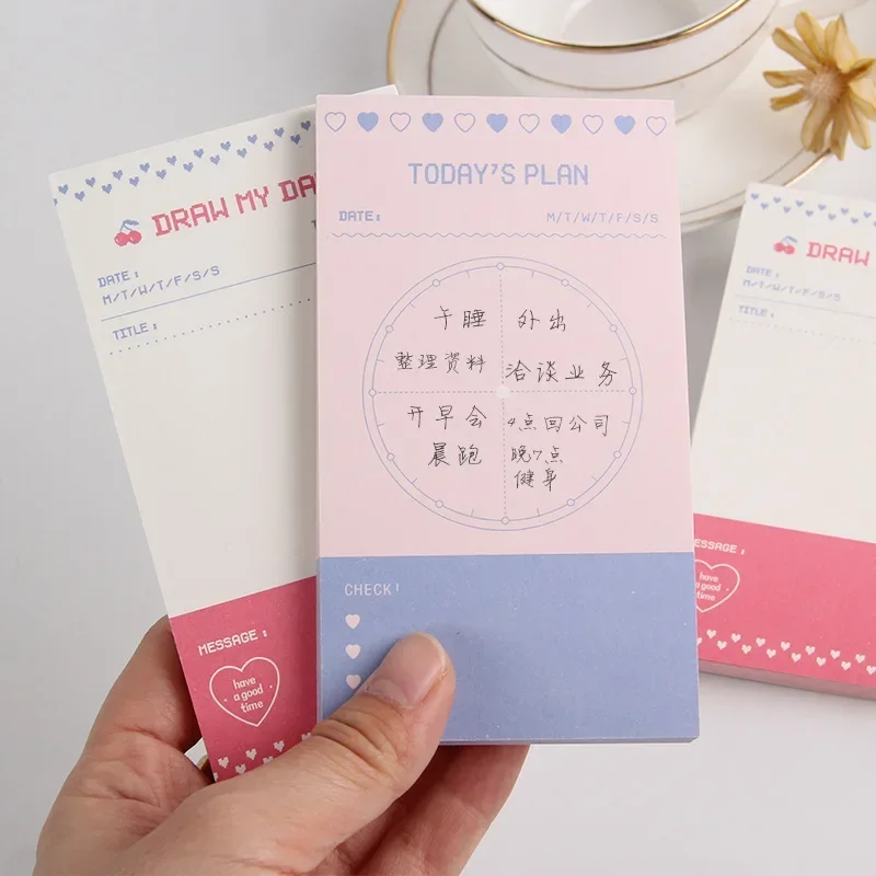 Simple Planners Can Tear Small Notebook Daily Message Notepad Weekly Office School Pocket Planner Writing Pads Journal