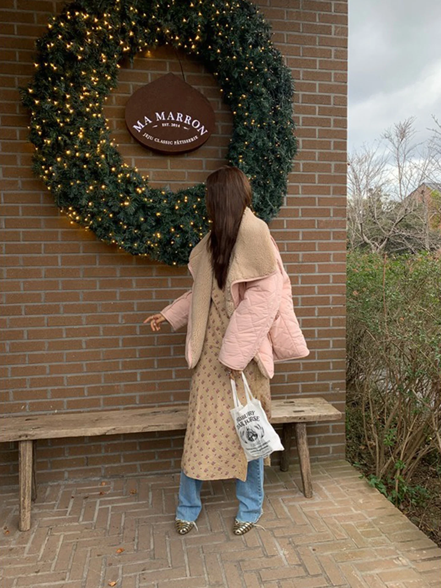 

Faionable Double-Sided Wear Cotton Jaet Women's Wool Particle Fce Stand Collar FFU Cotton Clothing Long Sve Zipper