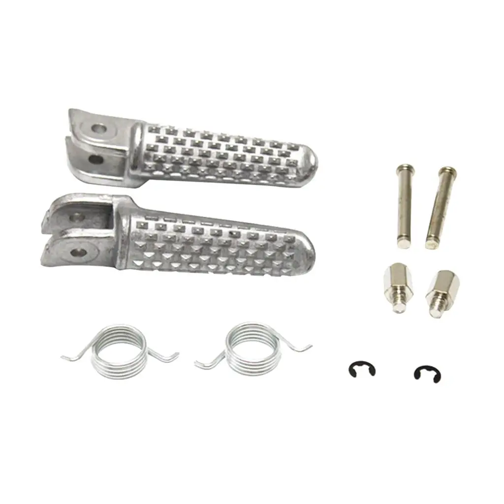 Motorcycle Floorboards Iron Foot Peg Mount Replacement Short Angled for Honda CBR 600RR 2007-2014