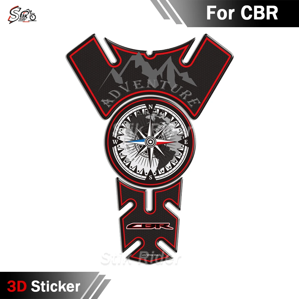 

For Honda CBR 1000RR 650F 600RR 500R 300R 250R Adventure Motorcycle 3D Gel Epoxy Resin Stickers Tank Pad Sticker Kit