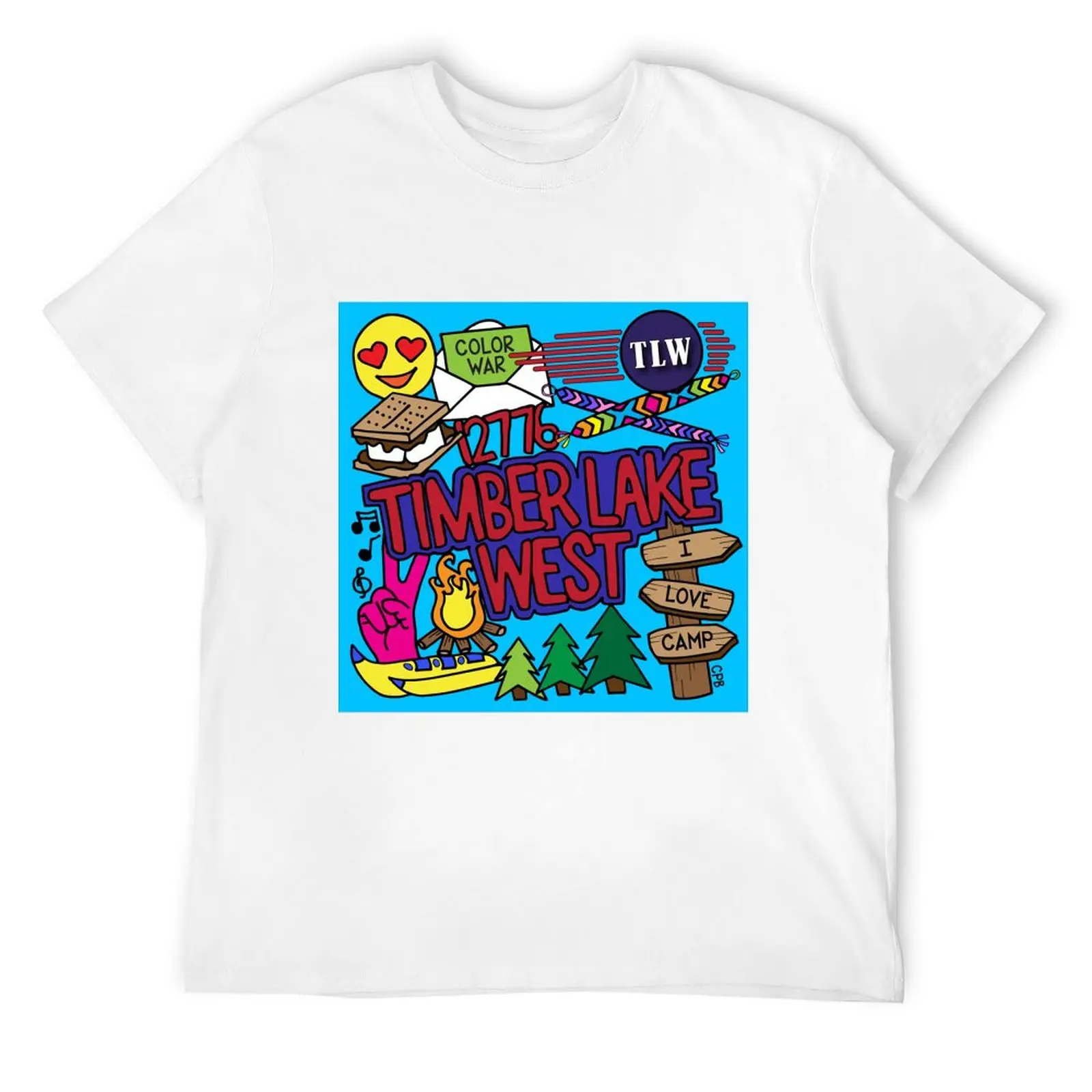 

Timber Lake West T-Shirt oversized graphic tee aesthetic clothes heavy weight t shirts for men