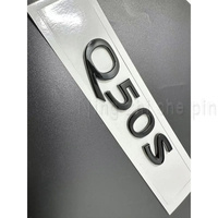 3D ABS For Infiniti Rear Q50 Q50L Q50S Lid Logo Letter Badge Emblem Nameplate Gloss Black