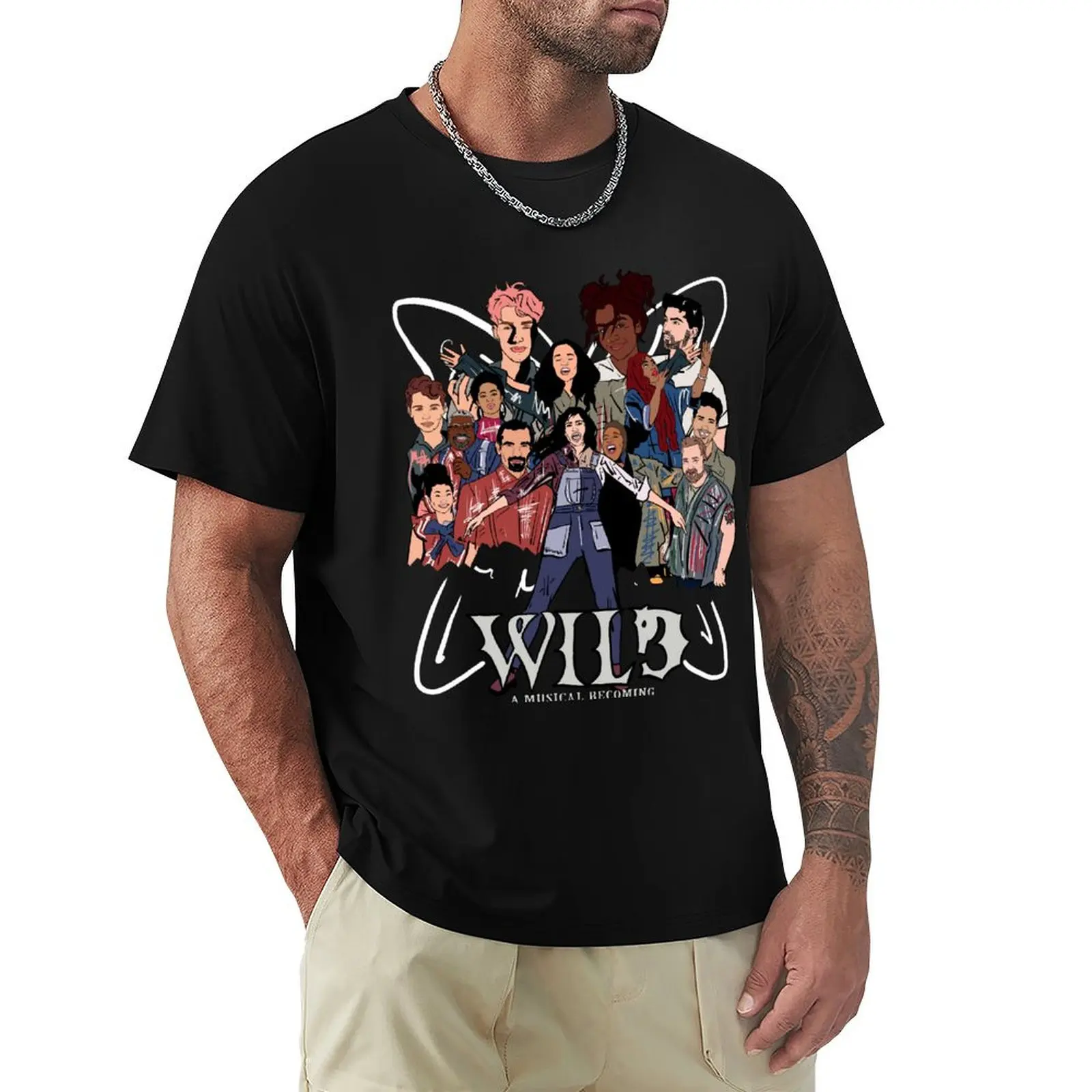 Wild (A.R.T. Cast) Graphic Tee T-Shirt quick-drying sweat blanks designer shirts luxury clothes men