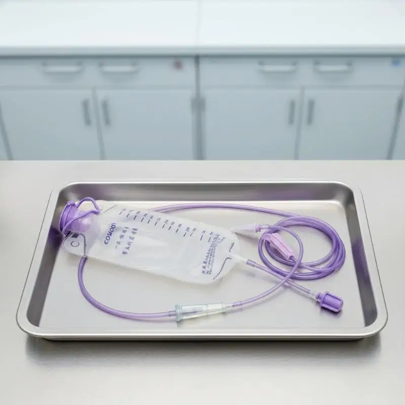 1200ml User Friendly Enteral Nutrition Feeding Bag Medical Plastic Nasal Feeding Gravity Pump for Postoperative Patient Care