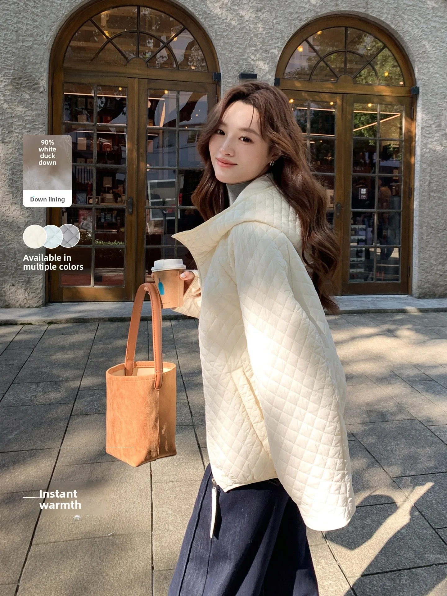 

Теплый пуховик Jaet, женское свободное повседневное пуховое пальто с капюшоном, зимняя верхняя одежда от Daidaxi