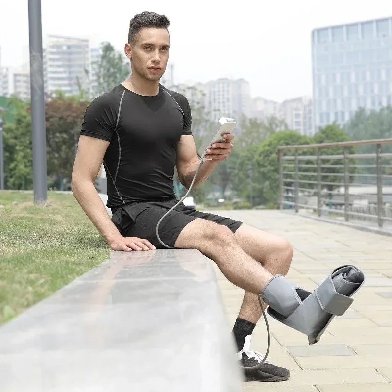 Cryotherapy Sports Recovery Cold Compression Therapy Ankle Wrap Gel Ice Pack with Air Pump